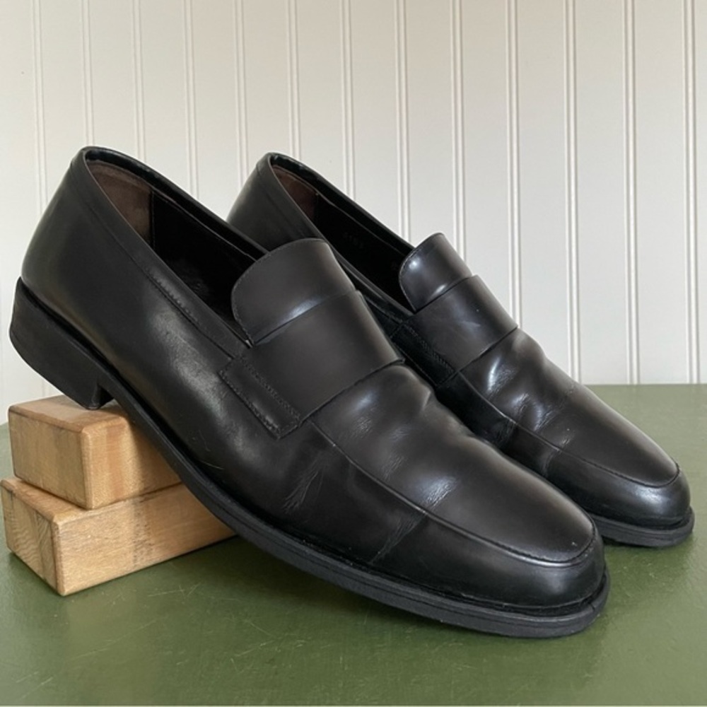 To Boot New York Classic Loafers in Smooth Black Leather *Italy*